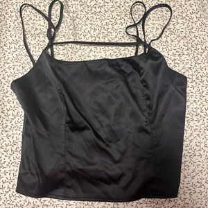 Urban satin going out top